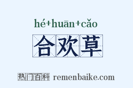 合欢草是什么意思的图片